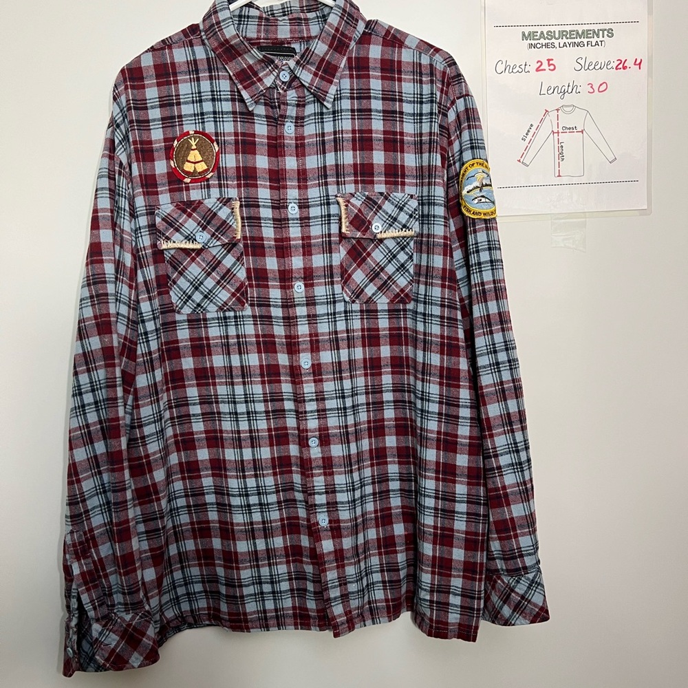 Great Lakes Northern Explosion Plaid Shirt XL